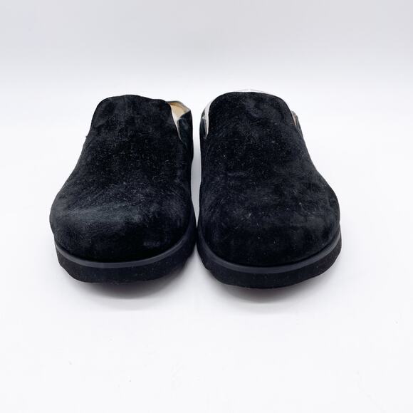 Vince Women's Carmel Black Suede Slip On Clogs Size 5M - Picture 8 of 9
